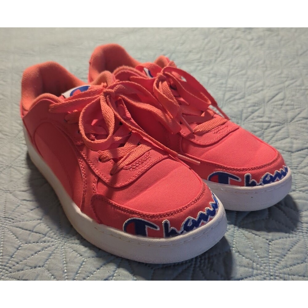 Champion Women's Super C Court Low Casual Shoes Groovy Papaya Sz 10